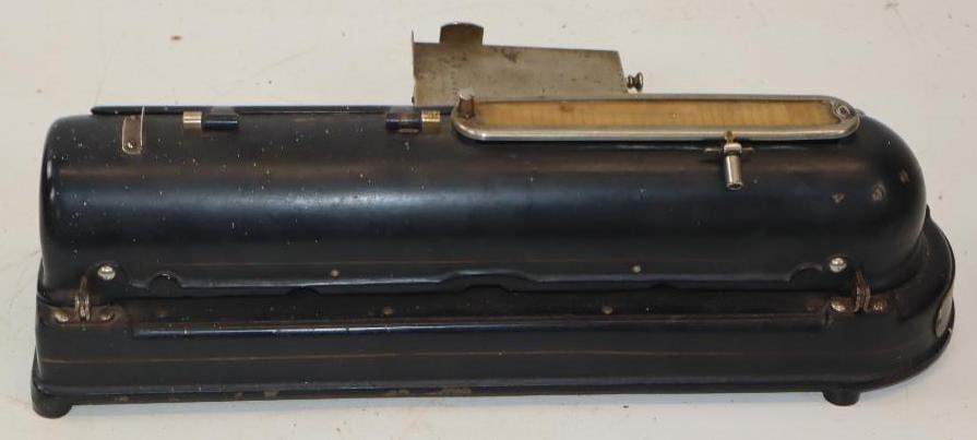 1910's Todd Protectograph Check Writing Machine: 16" x 8" x 4.5"