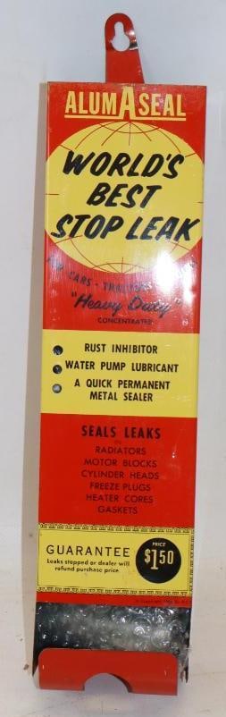 Alumaseal Metal Countertop Advertising Display with 8 Units: 3" x 2.25" x 13.5"