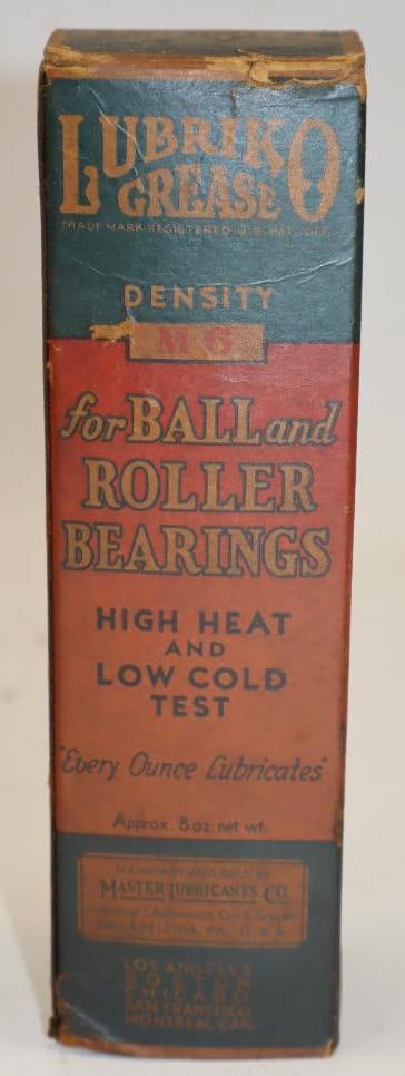 Lubriko Grease Tube with Original Box: 2.5" x 2.5" x 8"