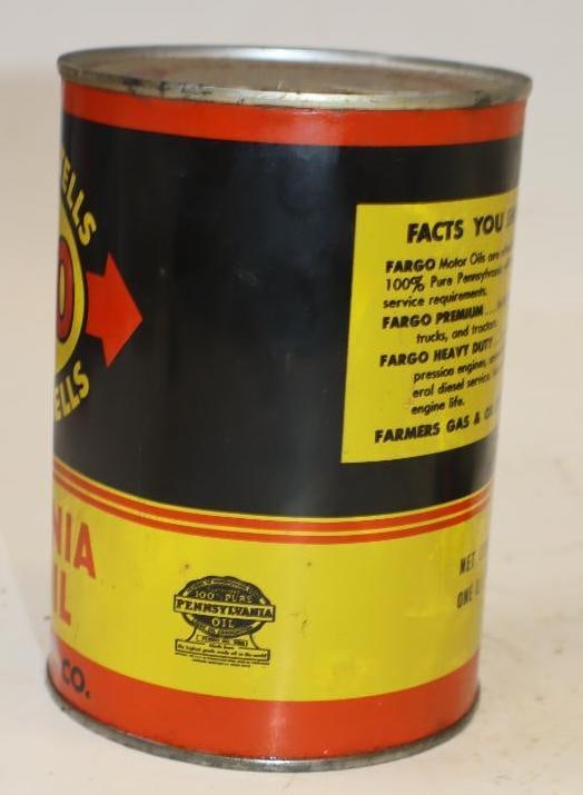 Fargo Metal 1 Quart Oil Can - 2