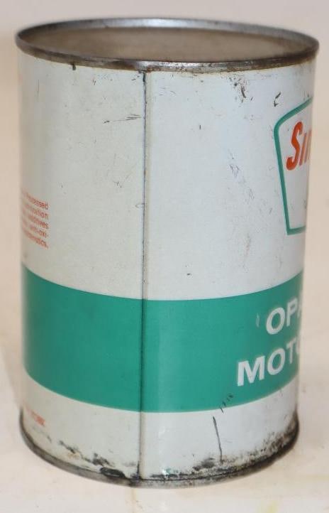 Sinclair Opaline 1 Quart Metal Oil Can - 4