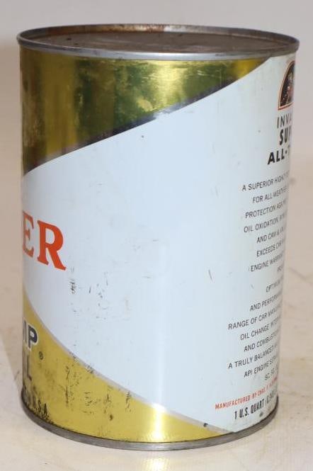 Invader Super All-Temp 1 Quart Metal Oil Can - 2
