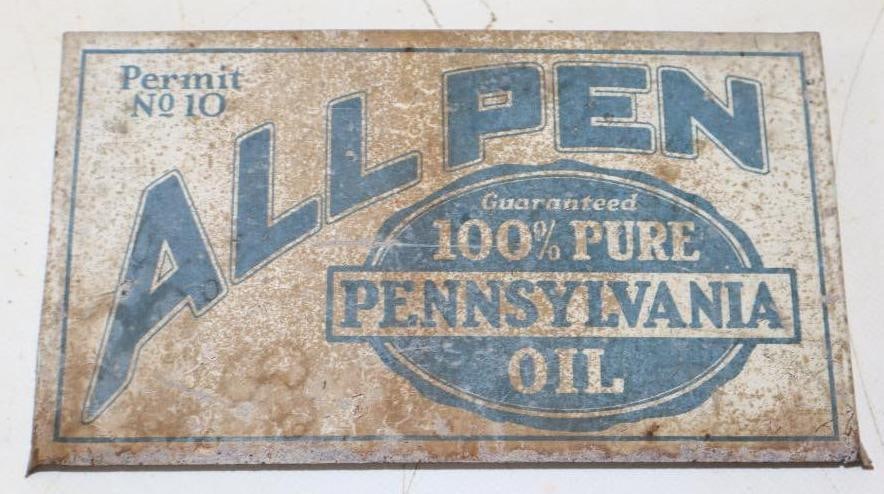 Allpen Bottle Rack Advertising Sign: 7.5" x 4.5"
