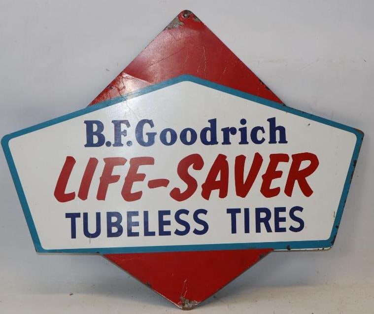 BF Goodrich SST Life Saver Tubeless Tire Sign (1 of 6)