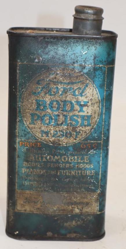 Ford Body Polish 1 Quart 65 Cent Pricer Can - 2