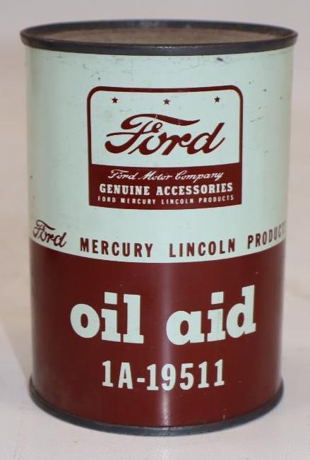 Ford Motor Company Oil Aid Can: 15 oz full