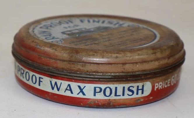 Graphic Rain Proof Finish Wax Can - 2