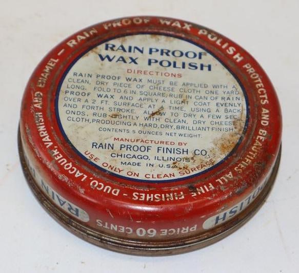Graphic Rain Proof Finish Wax Can - 3