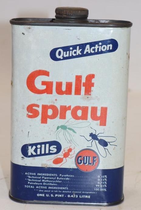 Gulf Spray Quick Action Insect Killer Pint Can: 16oz, empty