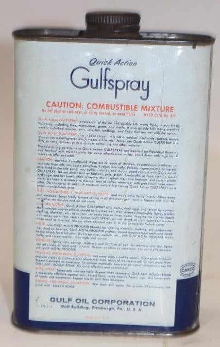 Gulf Spray Quick Action Insect Killer Pint Can - 2
