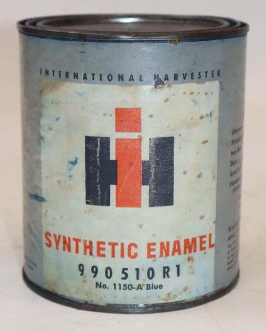 International Harvester Synthetic Enamel Paint Can: 32 oz full
