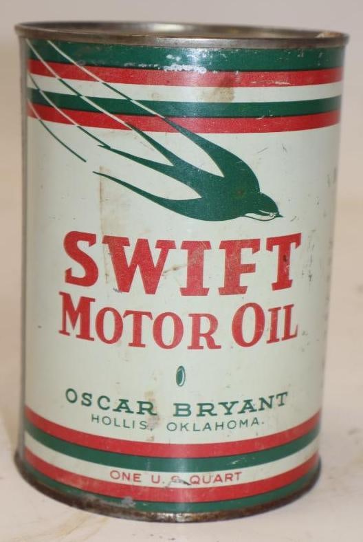 Swift 1 Quart Metal Oil Can (1 of 4)