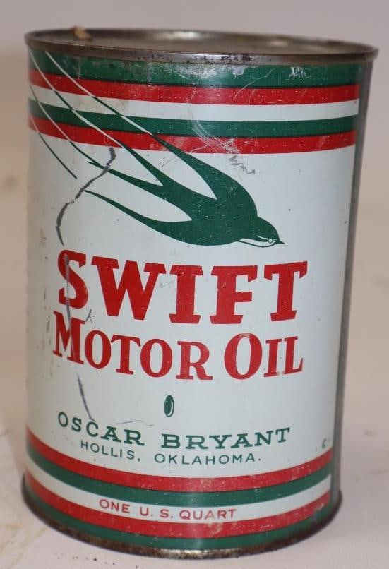 Swift 1 Quart Metal Oil Can - 3