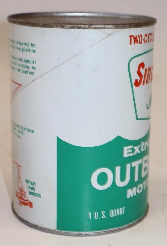 Sinclair Extra Duty Outboard 1 Quart Composite Oil Can - 4