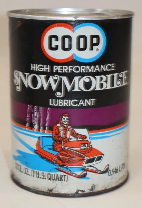 CoOp Snowmobile 1 Quart Composite Oil Can: 32 oz empty
