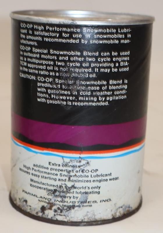 CoOp Snowmobile 1 Quart Composite Oil Can - 3
