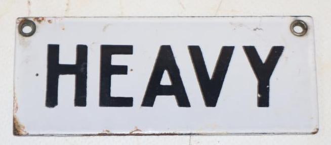 DSP Heavy Oil Sign - 2