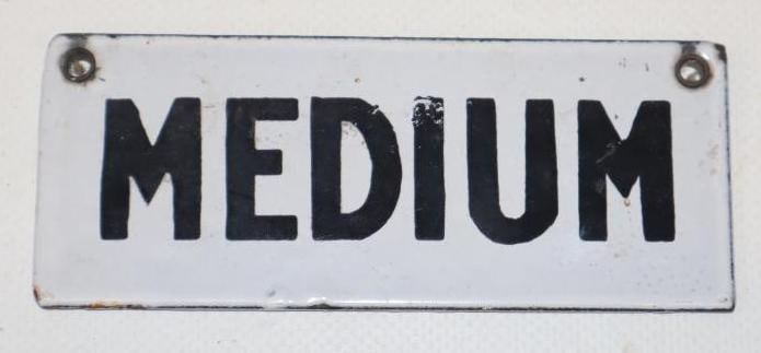 DSP Medium Oil Sign - 2