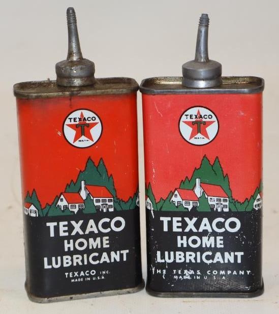 Group of 2 Texaco Handy Oil Cans: 4 oz each