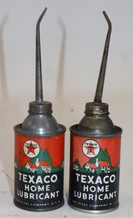 Group of 2 Texaco Handy Oil Cans: 4 oz each