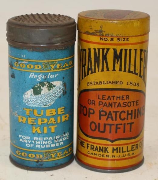 Group of 2 Frank Miller & Goodyear Tire Tube Repair Kits (1 of 2)