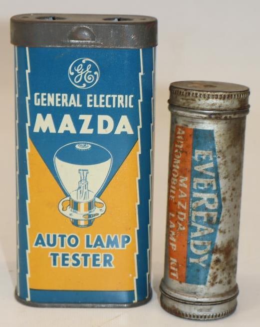 Group of 2 EverReady Automobile Lamp Kit Tin & GE Bulb Tester (1 of 2)