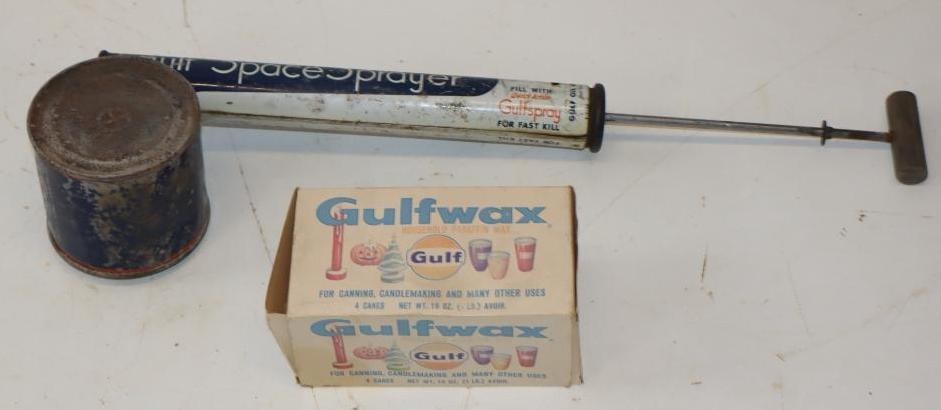 Group of 2 Gulf Wax & Space Sprayer (1 of 4)