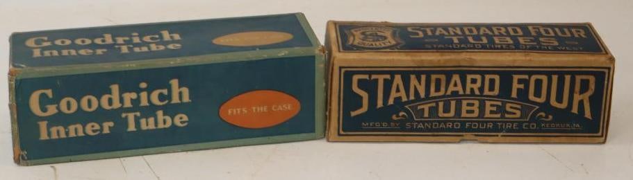 Group of 2 Standard Four & Goodrich Tire Tube Boxes (1 of 4)