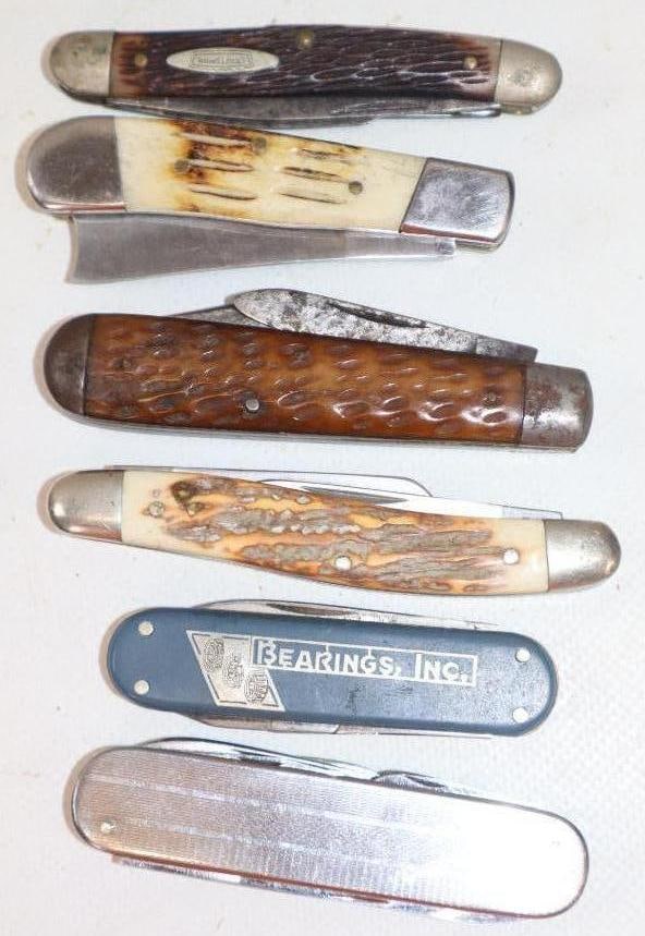 Group of 6 Craftsman and Other Advertising Pocket Knives (1 of 5)