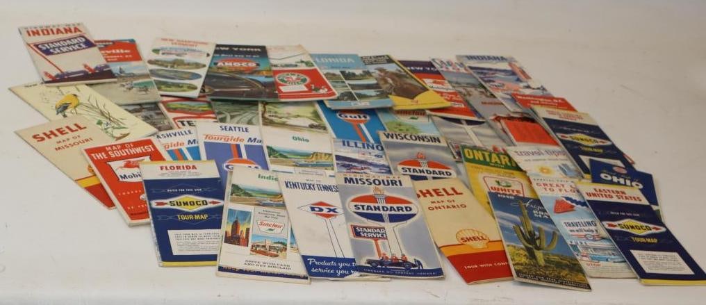 Group of 40 Gas Station Maps & Points of Interest (1 of 20)