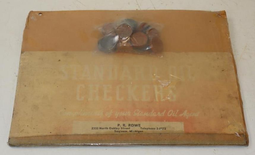 Standard Oil Complimentary Checkerboard & Advertising Checkers (1 of 4)