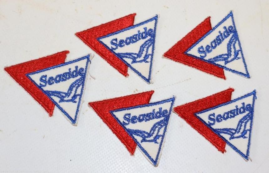Group of 5 Seaside Gas Station Shirt Patches (1 of 2)