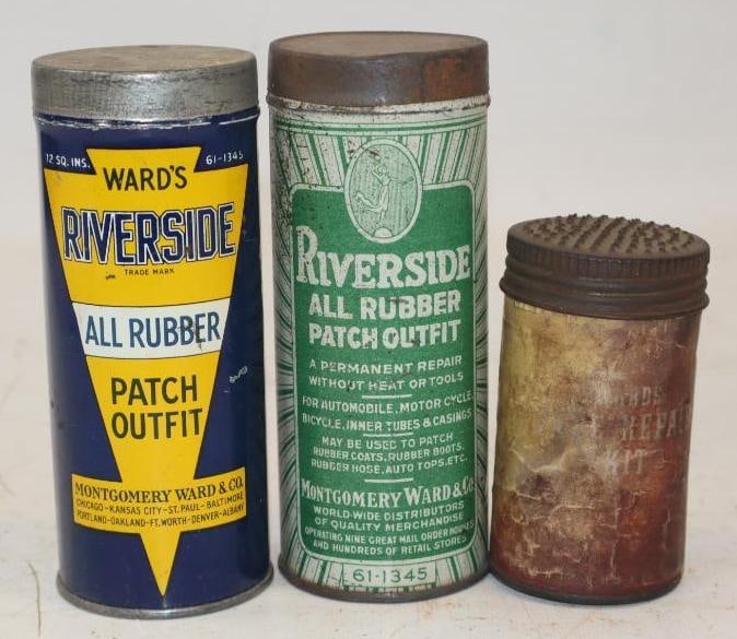 Group of 3 Different Wards Riverside Tire Tube Repair Kits (1 of 2)