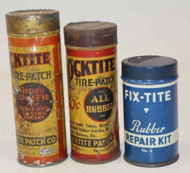 Group of 3 Locktite & Fix-Tite Tire Tube Repair Kits (1 of 2)