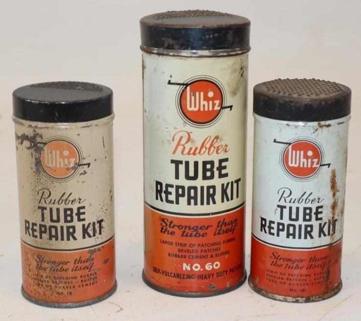 Group of 3 Whiz Tire Tube Repair Kits (1 of 2)