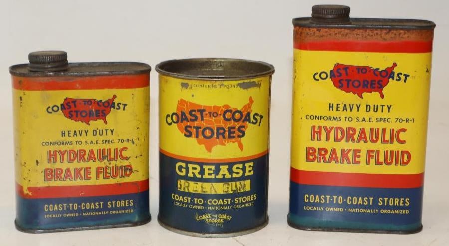 Coast to Coast Stores Car Care Product Cans: Largest is 16 oz