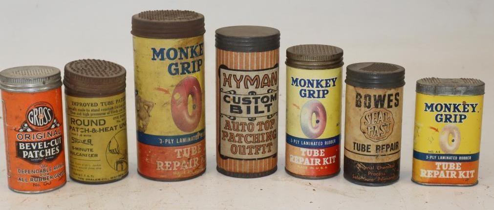 Group of 7 Different Tire Tube Repair Kits (1 of 4)