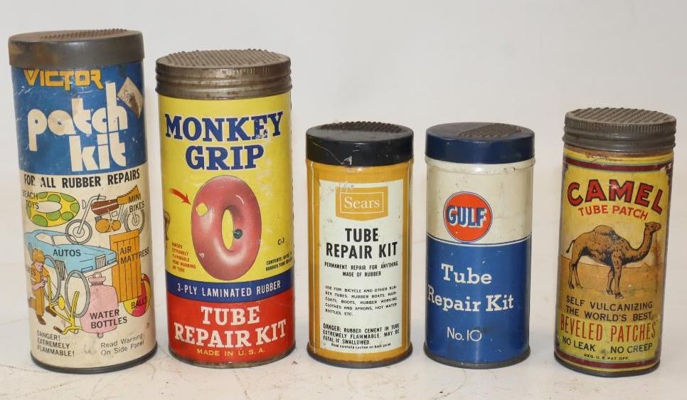 Group of 5 Different Tire Patch Repair Kits (1 of 4)