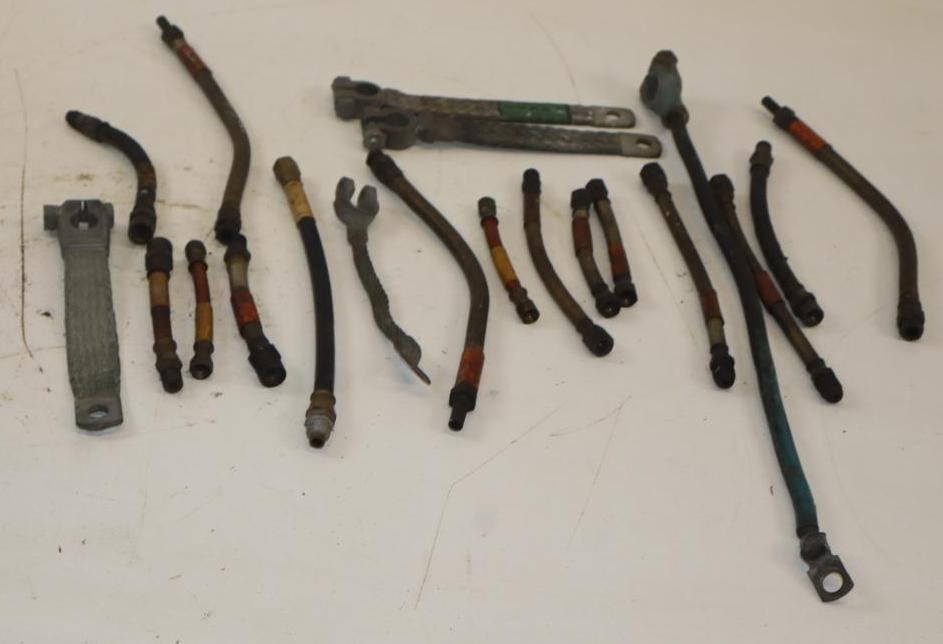 Group of 20 Braided Battery Group Straps and Fuel Line Hoses (1 of 9)