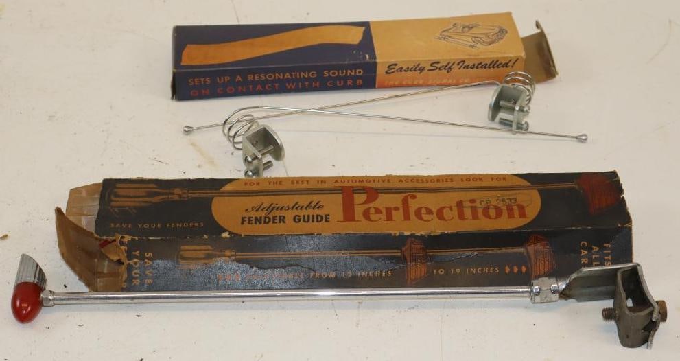 Group of 2 Perfection and Curb-Signal Fender Guides In Original Boxes (1 of 8)