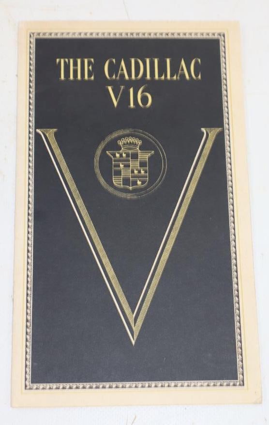Cadillac V16 Dealership Brochure Book (1 of 4)