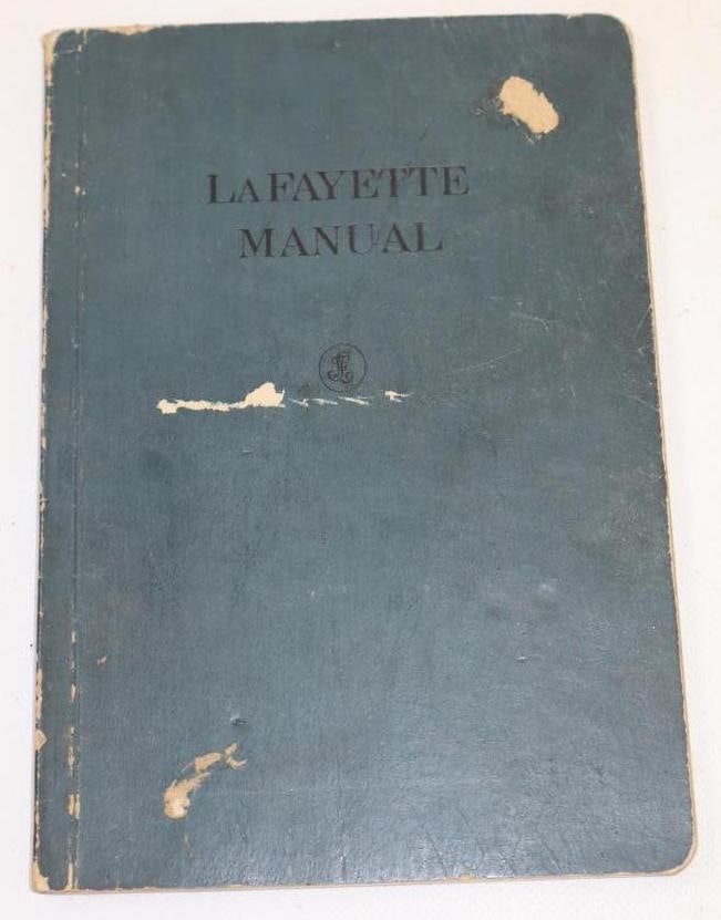 1923 Layfette Motor Corp Operation Manual (1 of 3)