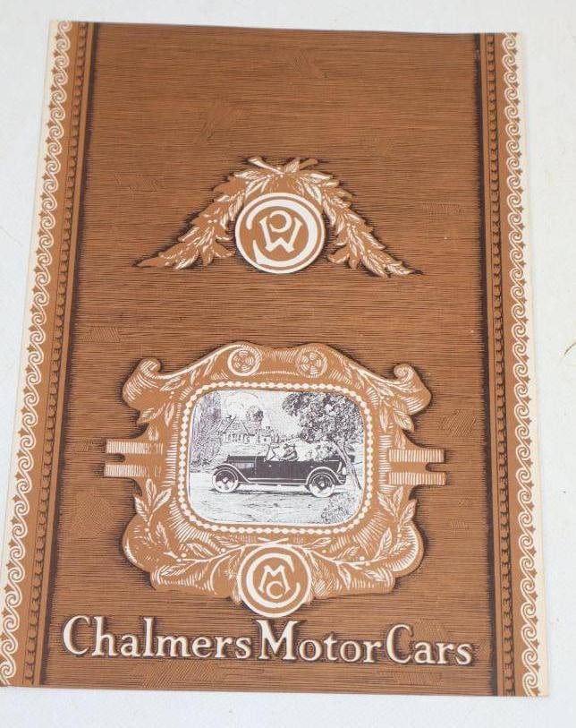 1920 Chalmers Motor Car Dealership Brochure: 7x10