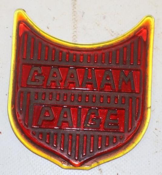 Grahm Paige Glass Tail Light Lense: 3x3.5