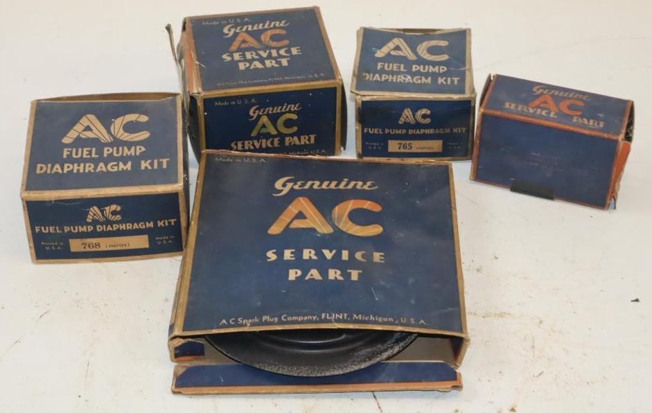 Group of 5 Genuine AC Service Parts In Original Boxes: Largest is 7x7x1
