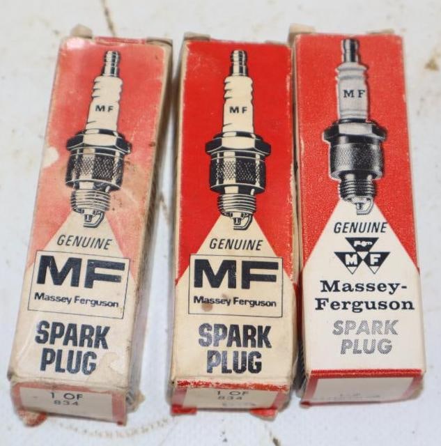 Group of 3 Massey-Ferguson Spark Plugs In Original Boxes (1 of 2)