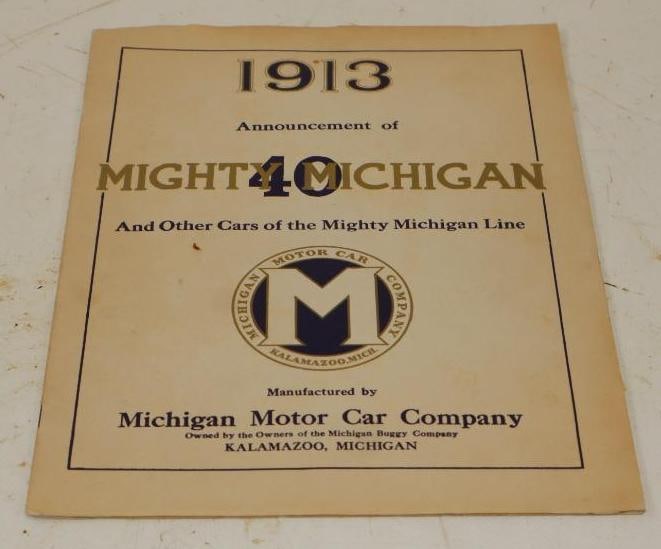 1913 The Mighty Michigan 40 Dealership Book: 9x12