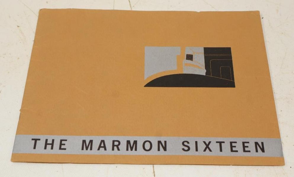 1920's The Marmon Sixteen Dealership Brochure Book (1 of 5)