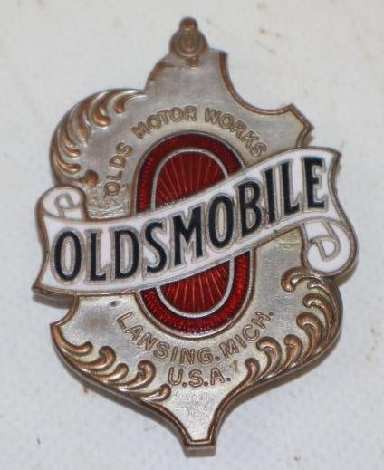 1917-24 Oldsmobile Cloisonne Radiator Emblem (1 of 2)