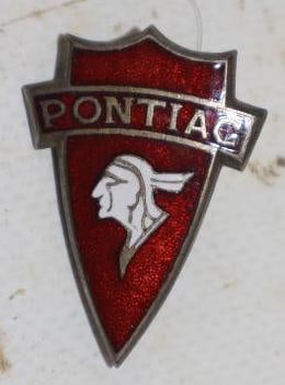 1931 Pontiac Cloisonne Radiator Emblem (1 of 2)